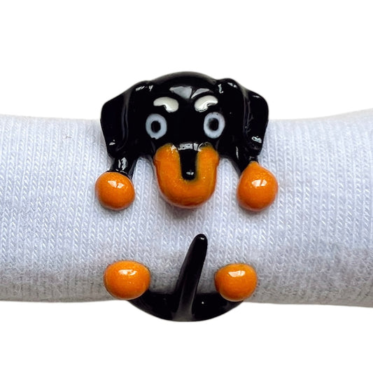 Anillo Perrito Abrazo