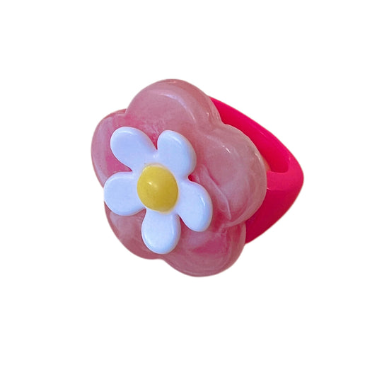 Anillo Flor Doble