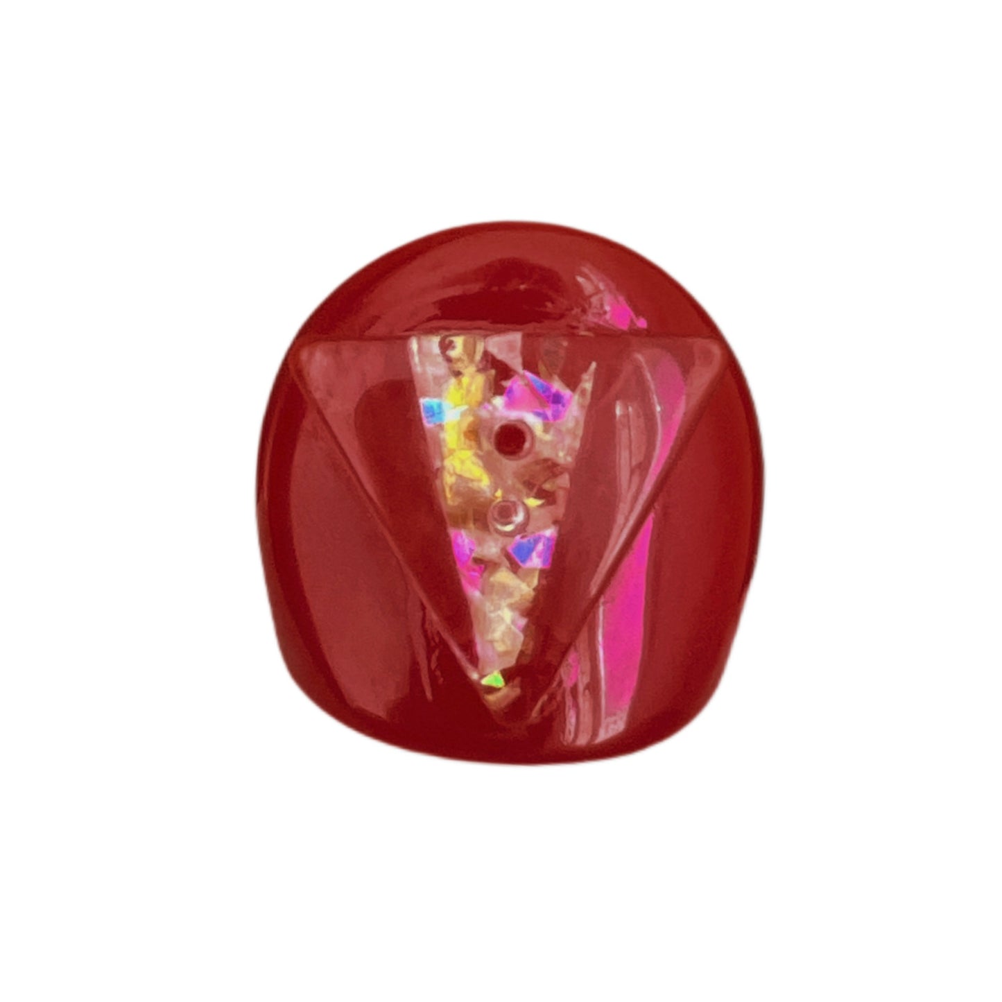 Anillo Botón Triángulo