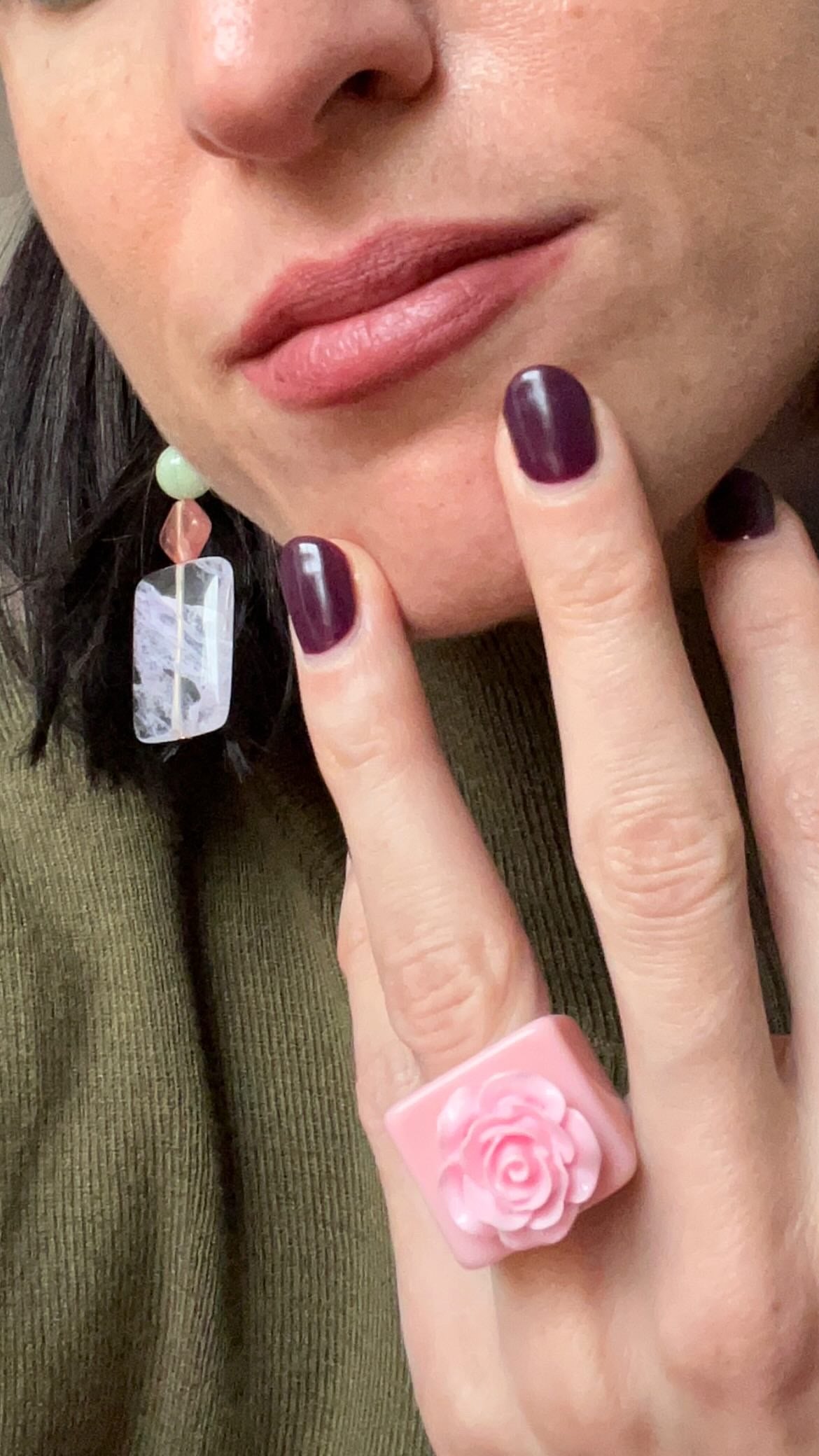 Anillo Flor Vintage