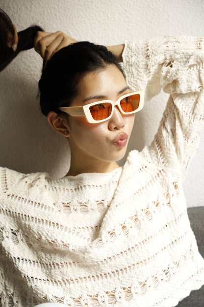 Gafas crema
