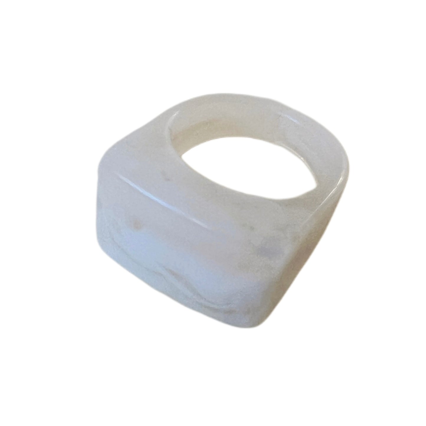 Anillo rectangular marble