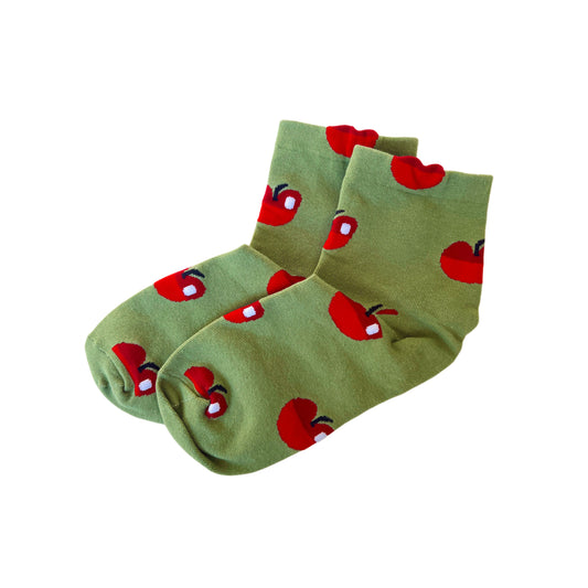 Calcetín cerezas