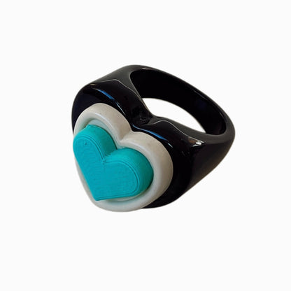 Anillo 3D Corazón