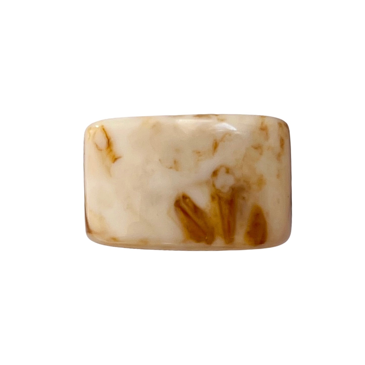 Anillo rectangular marble