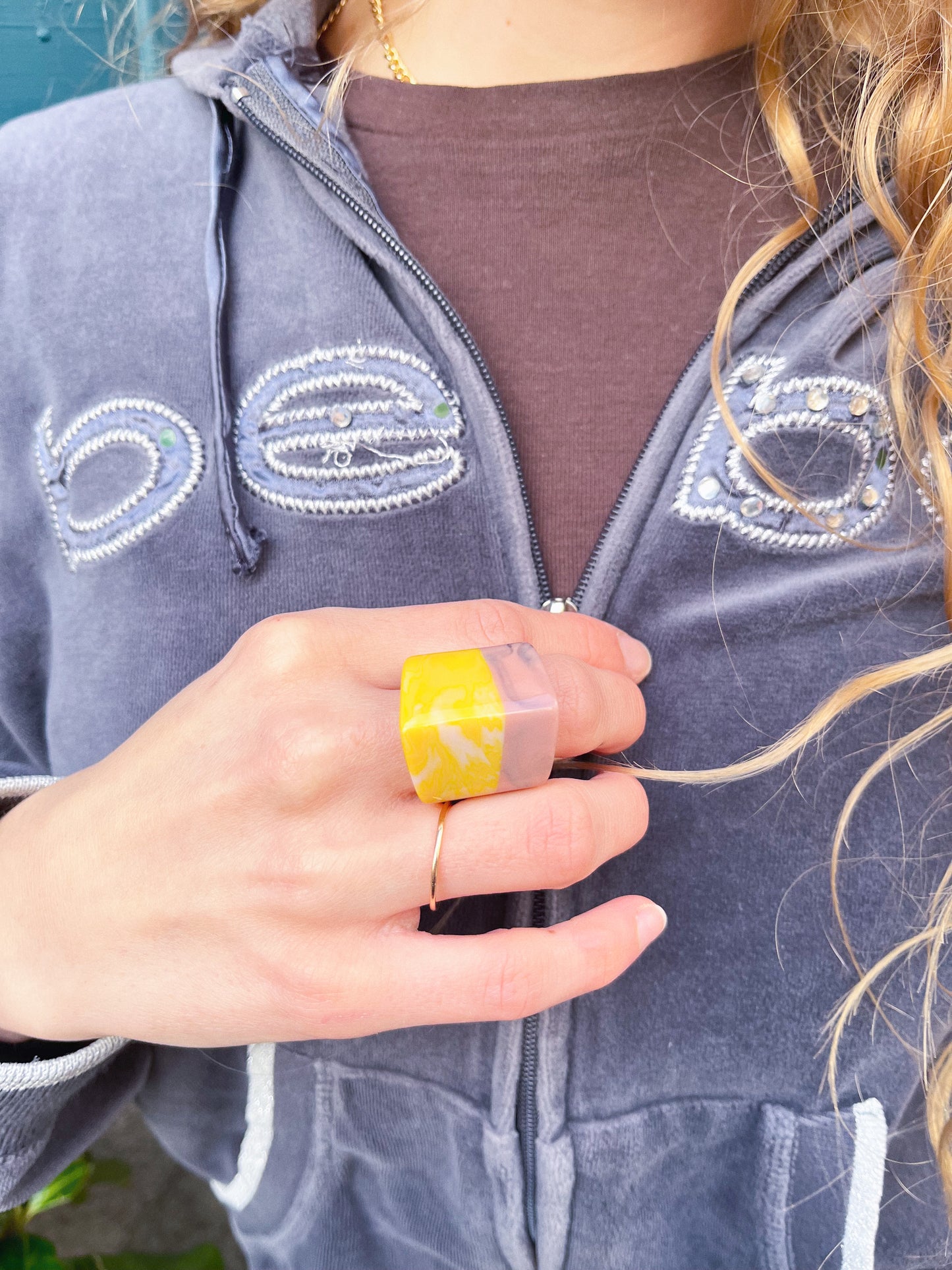 Anillo bicolor