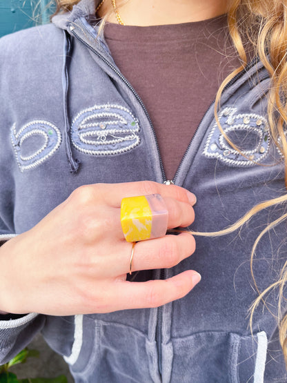 Anillo bicolor