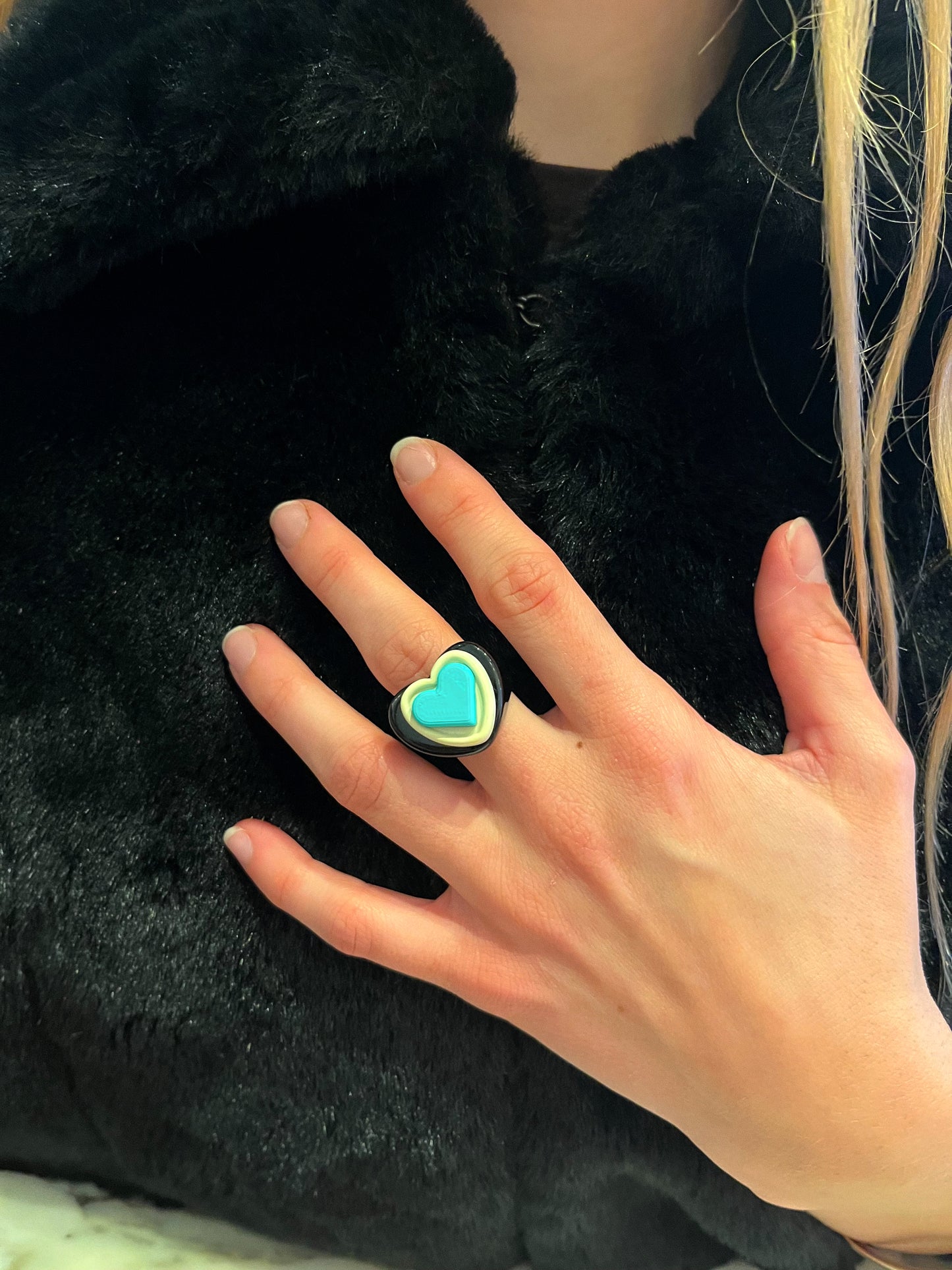 Anillo 3D Corazón