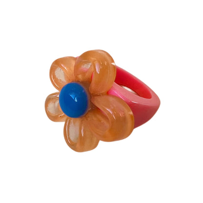 Anillo Flor vinilica