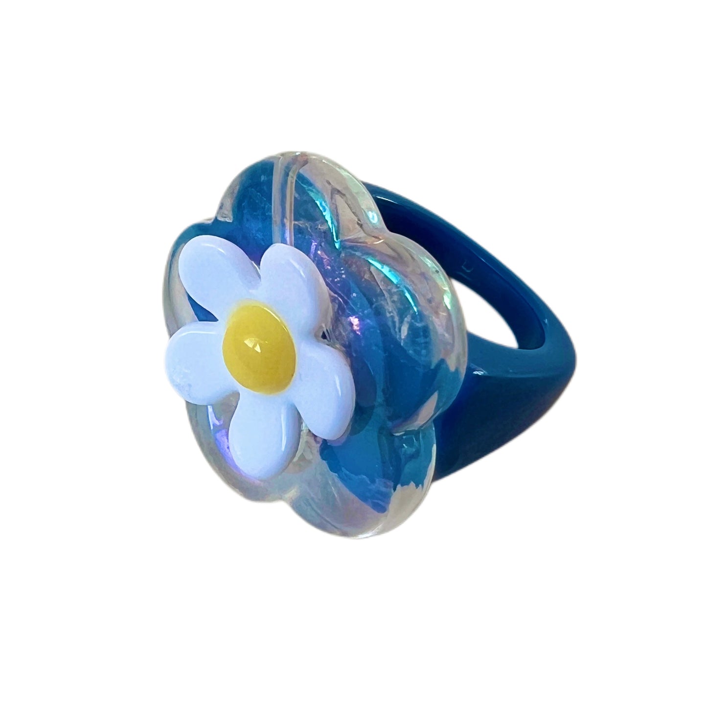 Anillo Flor Doble