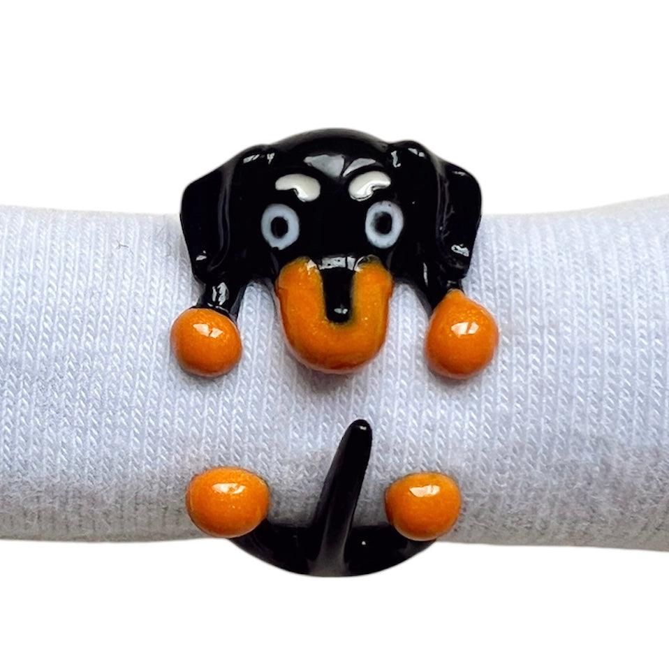 Anillo Perrito Abrazo