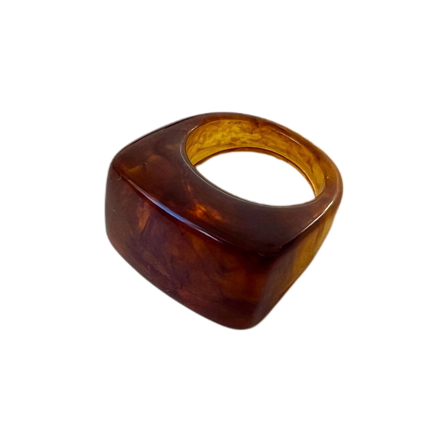 Anillo rectangular marble